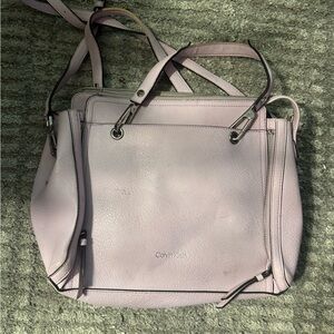 Calvin Klein Light Purple Shoulder Bag